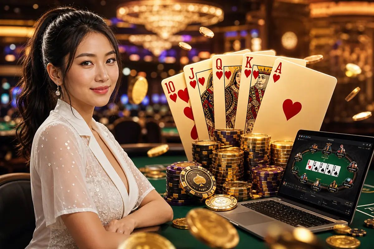 mega880 Casino suasana meja permainan langsung